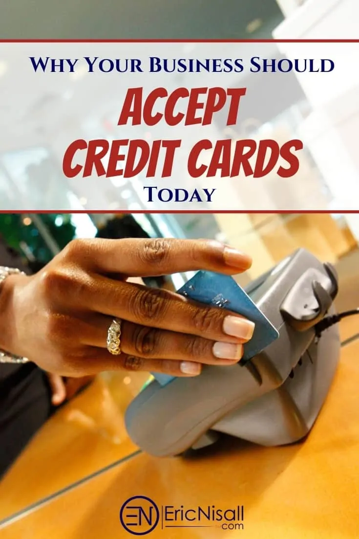 It costs money to accept credit card payments. But the flip side of not having a merchant services account for your small business is even more costly. Why? Click to read the article--you may be surprised! #smallbusiness #freelance #creditcards #gettingpaid #entrepreneruship #money #merchantservices via @ericnisall