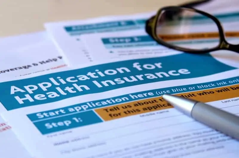 Application for group health insurance 
