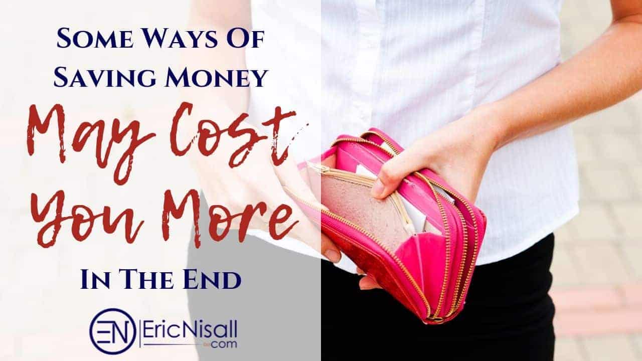 Some Ways Of Saving Money May Cost You More In The End 2 Woman opening a pink purse showing it empty with no money